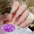 thumbnail image 4 of Vogacara 1440 piezas de cristal conjunto decoración uñas arte diamantes de imitación Violeta, 4 of 6