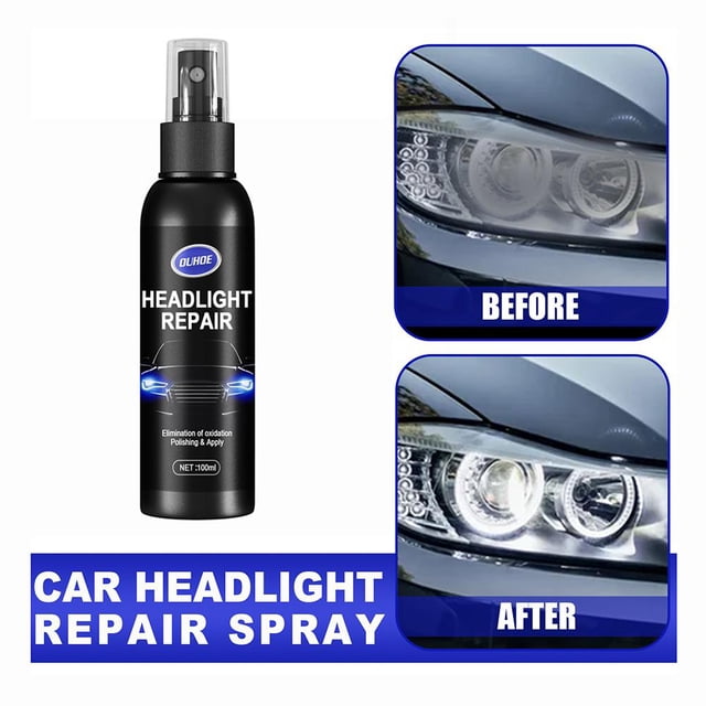 Líquido de mantenimiento de faros Aerosol líquido para abrillantador de faros (100 ml)