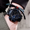 thumbnail image 4 of Reloj electrónico LED resistente al agua con esfera grande y tecnología negra para hombre, estudiante, adulto y fresco para deportes al aire libre, 4 of 5