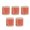 Red, variant on M Buder 5 Rolls Burlap Lace Ribbon Decorative Jute Roll for Crafts Festival Wedding Decor, Rose Red, 2.36 inches x 78.74 inches