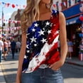 thumbnail image 2 of 250 Anniversary USA Shirt Women Summer Sleeveless V Neck 4th of July Tank Tops 1776-2026 250 Years America Shirt, 2 of 5