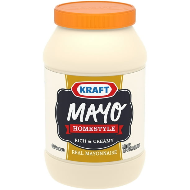 Kraft Homestyle Mayo Rich & Creamy Real Mayonnaise, 30 fl oz Jar