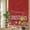 Red, variant on Red Merry Christmas Privacy Window Film, Decorative Stained Glass Window Film, Xmas Winter Snowflake Red White Resuable Rainbow Static Cling for Home Bathroom Living Room Glass Door 17.7"x39.3"