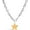 Gold Silver, variant on Chunky Star Choker Necklace for Women Trendy Thick Chain Pendant Jewelry