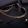 thumbnail image 3 of Cadena para Gafas de Aleación Jumpingount para Mujer Estilo Hip Hop Color Dorado 73cm, 3 of 6
