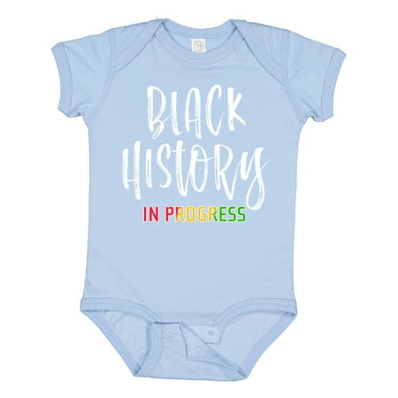 

Inktastic Black History in Progress Gift Baby Boy or Baby Girl Bodysuit