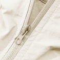 thumbnail image 4 of HOOMEUMY Mens Light Jackets Button Down Casual Cotton Barn Jacket Vintage Military Fall Outwear with Pockets, 4 of 6