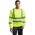 thumbnail image 1 of CornerStone® - Camiseta reflectante resistente a enganches de manga larga ANSI 107 Clase 3. CS409 Piedra angular  CS409, 1 of 1