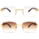 thumbnail image 3 of Gafas de sol COASION Fashion sin montura para mujer/hombre, 3 of 5