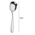 thumbnail image 1 of TopLLC Spoons 2pcStainless Steel Spoon Flat Bottom Spoon Dessert Spoon Rice Spoon flat bottom spoon, 1 of 1
