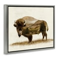 thumbnail image 3 of Stupell Industries Rustic Lodge Nature Patterned Bison Gray Floating Frame Canvas Art, 31 x 25, by Amber Sterling, 3 of 8