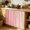 Pink, variant on Pink Ombre Cabinet Curtains 35" W x 35" L, Pastel Pink Wood Grain Stripes Rustic Country Romantic Under-Desk Privacy Dust Proof Drape Dishwasher Curtain Sink Skirt for Kitchen Closet Bathroom Laundry
