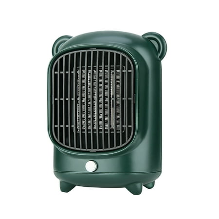 

Tangnade the thing Electric Heater Desktop Mini Small Heater Speed Heater Electric Heater Green2 B