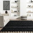thumbnail image 5 of Rugs USA Chandy Textured Wool Area Rug, 3' 6" x 5' 6", Durden Black, 5 of 9