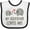 White and Black, variant on Inktastic My Godfather Loves Me Godson Boys or Girls Baby Bib