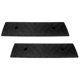 thumbnail image 3 of 2pcs Rubber Car Curb Ramps Threshold Bridge Tracks Ramps For Driveway Sidewalk, 3 of 4