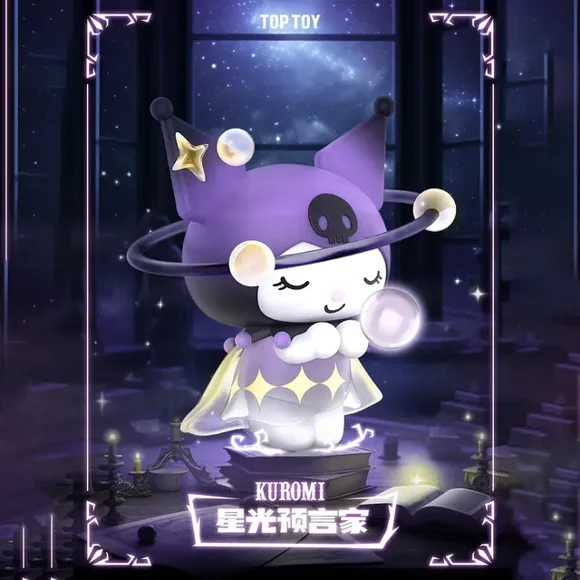 Original Sanrio Blind Box Kuromi Figure Werewolf Killing Series Cute Action Figurine Anime Collection Halloween Pvc Model Toy Gi