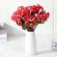 AQITTI Holiday Supplies Realistic Flowers Centerpiece Artificial Flower
