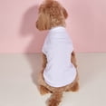 thumbnail image 4 of Dog Clothes Breathable Cotton Dog T-Shirt Lightweight Short Sleeve Pet Tee Summer Casual Outfit for Small Medium Dogs Cats Puppies Daily Wear, 4 of 7