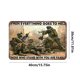thumbnail image 4 of Soldado Placa Metal Vintage Pintura Hierro Rectangular Arte Pared Del 30x40cm, 4 of 4