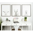 thumbnail image 6 of Kate and Laurel Sylvie Baby Goat Black and White Portrait Framed Canvas Wall Art by Simon Te Tai, 18x24 Gray, 6 of 6