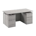 thumbnail image 1 of Scranton & Co Engineered Wood 60W Standing Desk with Drawers & Panel in Gray, 1 of 8