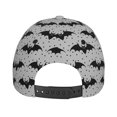 thumbnail image 3 of Kdxio Unisex Bat Pattern Baseball Cap Unisex Washed Classic Adjustable Hat, 3 of 5