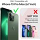 thumbnail image 2 of Funda 5 en 1 para iPhone 13 Pro Max con película protectora, con 1 funda para teléfono móvil + 2 películas protectoras + 2 protectores de cámara [protección militar] funda anti-amarilla a prueba de, 2 of 6