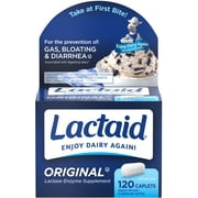 LACTAID Original Caplets 120 ea (Pack of 4)