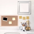 thumbnail image 3 of Monyance Decorative Hanging Pin Board 2PCS Cork Board Bulletin Board 20x30CM Pine Frame Wall Hanging Notice Board(11.81X7.87X0.59Inches), 3 of 10