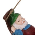 thumbnail image 3 of Escultura de columpio enano Jadeshay Figura enana divertida decoración de Resina, 3 of 8