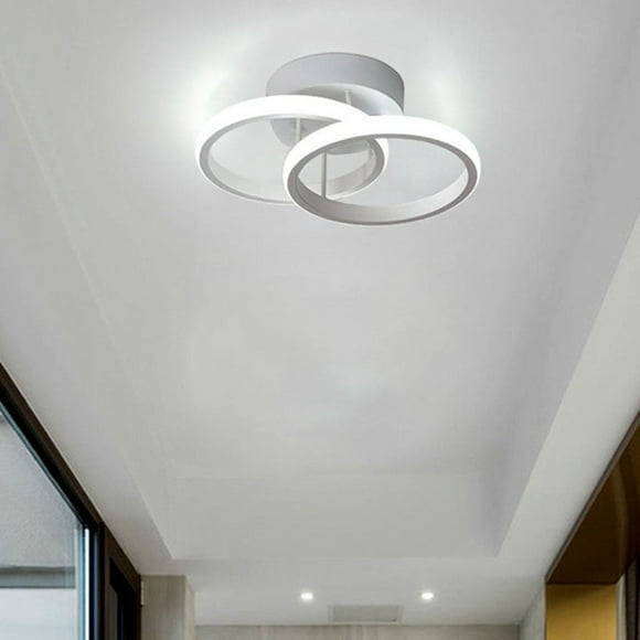 Plafón LED Nordic 18W, Aluminio , C Luz blanca blanca 110 v Salvador Lámpara de techo