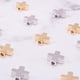 thumbnail image 5 of 20 cuentas espaciadoras metálicas chapadas en oro de 18 quilates y platino para bisutería y manualidades (8 x 8 x 3 mm)., 5 of 7