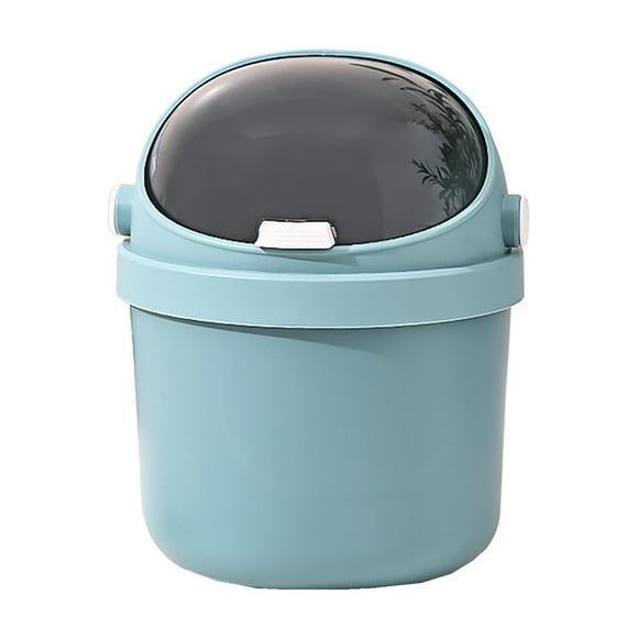Trash Can Clearance Desktop Trash Can Cute Clutter Bins Student Dormitory Household Trash Can With Lid Living Room Waste Kitchen Bathroom Garbage Can