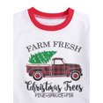 thumbnail image 4 of goowrom Kids Cartoon Car Print O-Neck Long Sleeve Tops+ Solid Color Long Pants, 4 of 6