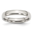 thumbnail image 1 of Bague de Mariage en Acier Inoxydable 4mm Demi-Rond Homme Dôme Classique pour Papa Mens pour Lui, 1 of 10