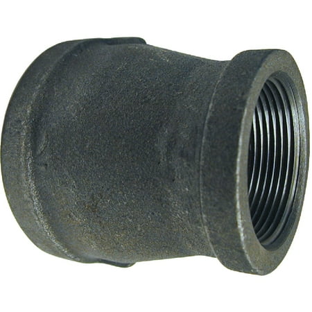 5PK Southland 3/4 In. x 1/2 In. Malleable Black Iron Reducing Coupling