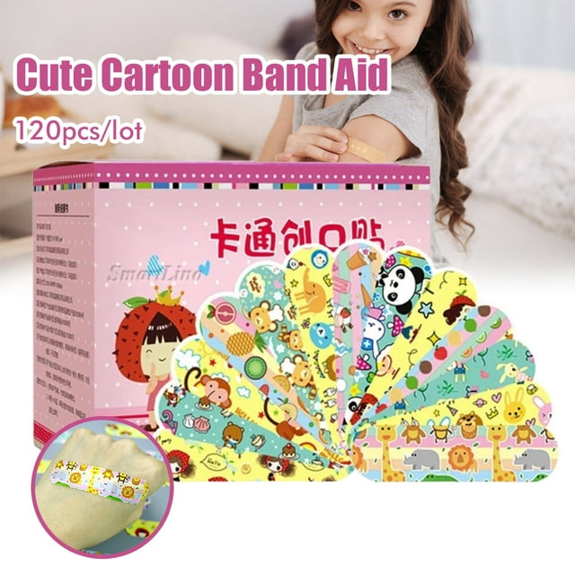 Cartoon Bandage Band Aid First Aid Hemostasis Band Lovely Waterproof Mini Children's Cartoon Band Aid