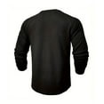 thumbnail image 3 of Mens Henley Long Sleeve T-Shirt Slim Fit V Neck Button Shirt Stretch Tees Casual Lightweight Athletic Tops, 3 of 3