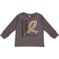 thumbnail image 3 of Inktastic Childhood Cancer Awareness- Fight, care, cure Boys or Girls Long Sleeve Toddler T-Shirt, 3 of 5