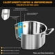 thumbnail image 5 of Batería De Cocina Acero Inoxidable 15 Piezas，Sartenes Acero Inoxidable Juego De Ollas Funciona Con Estufas De Eléctricas Y De Gas，Lavavajillas, 5 of 5