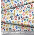 thumbnail image 3 of Soimoi Polyester Crepe Fabric Flower Artistic Printed Fabric 1 Yard 42 Inch Wide, 3 of 3