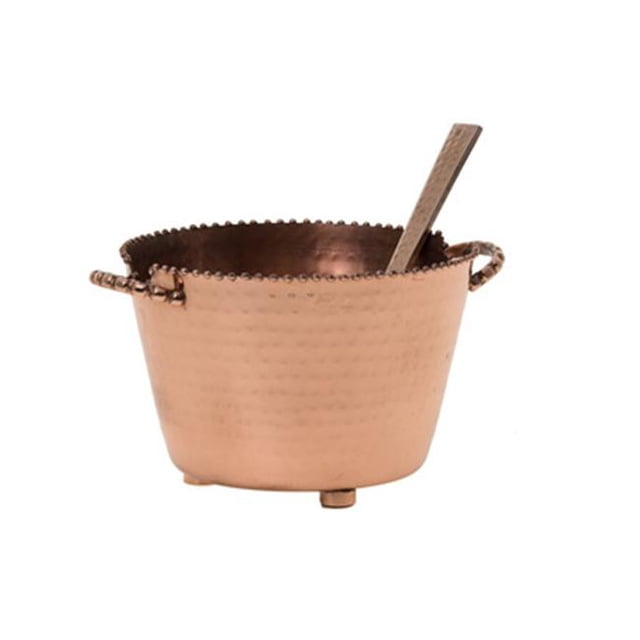 Classic Touch MDLC72C Beaded Dip Bowl, Copper - Large
