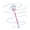 Pink-A, variant on Magic Water Wand, Spiral Water Squirter with 2 Spray Modes, Pull-to-Fill Design for Pool and Beach