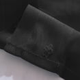 thumbnail image 6 of HOMEIORA 1pc Indoor Floral Vintage Semi-Sheer Lace Voile Kitchen Window Valance Curtains, Semi Sheer Lace Cafe Short Curtains, 51" x 16", Black, 6 of 6