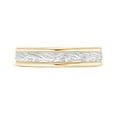 thumbnail image 3 of ANGARA Plain Band,Vintage Inspired Ring for Men in 14K White & Yellow Gold (Ring Size-7.5) Jewelry Gift for Him Birthday, Engagement, Wedding, Anniversary, 3 of 8