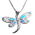 thumbnail image 1 of collier Libellule Chane Animale 1 Pice Pendentif Libellule En Coquille D'haliotide Bijoux Cadeau Pour Femmes Amoureux Des Libellules Pour Filles, 1 of 5