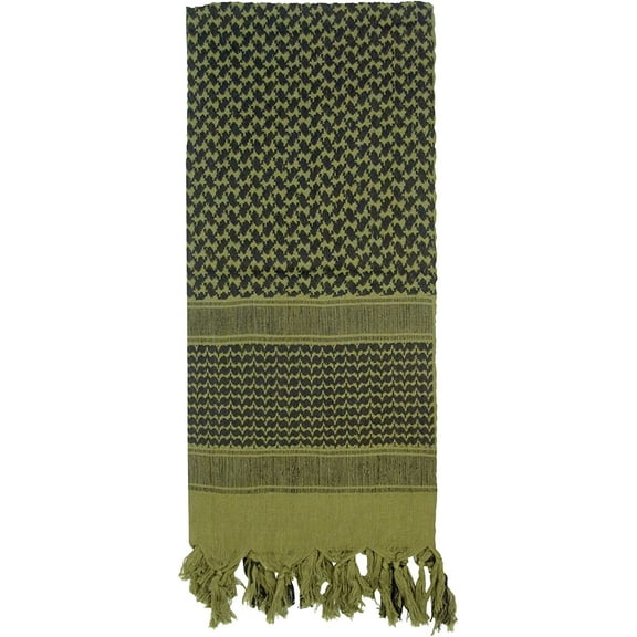 Rothco Shemagh Desert Keffiyeh Scarf, Olive Drab