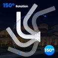 thumbnail image 3 of ZOUSSIQI 2PCS Bridge Bracket Mount, Antenna Pole and Wall Mounted Mount for Outdoor Point to Point AP Access Point Client Bridge CPE, Universal J Pole Mount Accessory CA919-19213, 3 of 9