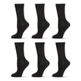 thumbnail image 4 of MeMoi Women's 6-Pack Flat Knit Athletic Sports Crew Socks - Mens - Male, 4 of 5
